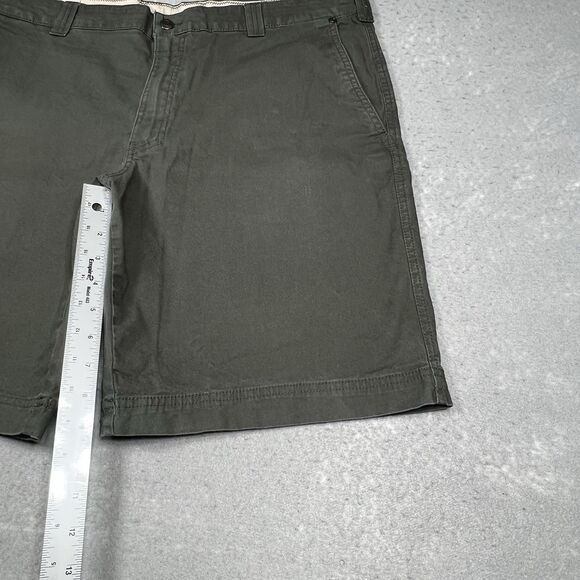 Columbia Shorts Mens Size 40 Green Flat Front Zipper Pockets Inseam 9 in - Picture 7 of 12
